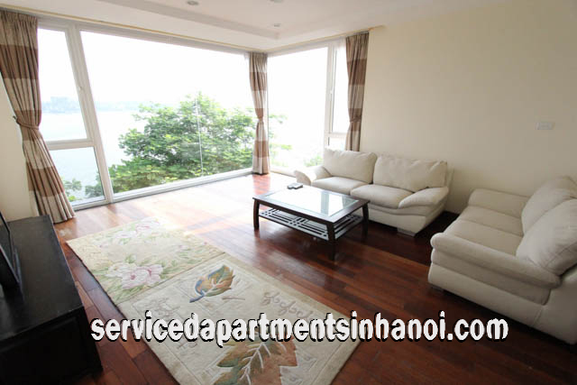 Cho thuê căn hộ dịch vụ hiện đại 2 phòng ngủ tại quận Tây Hồ , view Hồ Tây