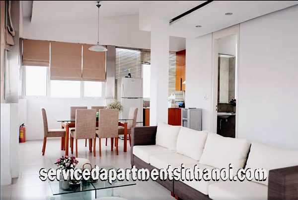 Cho thuê căn hộ dịch vụ hiện đại 2 phòng ngủ gần hồ Trúc Bạch, Ba Đình 1
