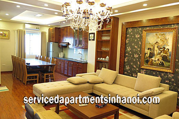 Cho thuê căn hộ dịch vụ 2 phòng ngủ gần công viên nước,quận Tây Hồ 2