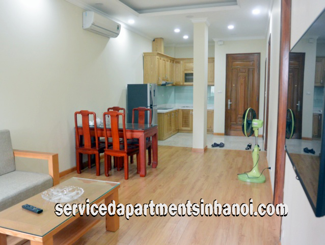 Cho thuê căn hộ dịch vụ 1 phòng ngủ rộng rãi tại trung tâm quận Ba Đình 9