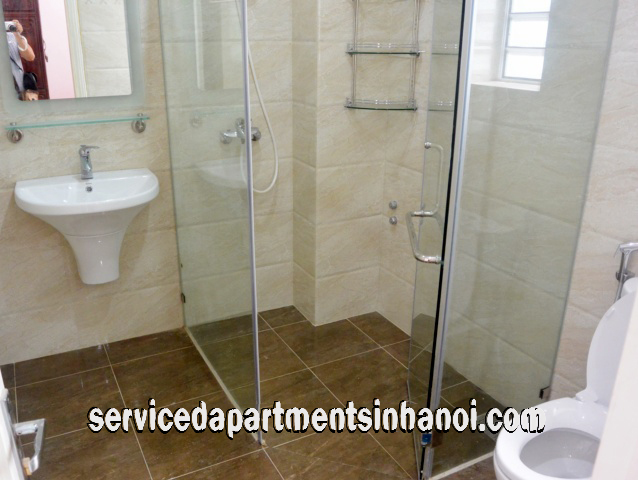 Căn hộ dịch vụ hoàn toàn mới 1 phòng ngủ cho thuê trên phố Đội Cấn, quận Ba Đình 7