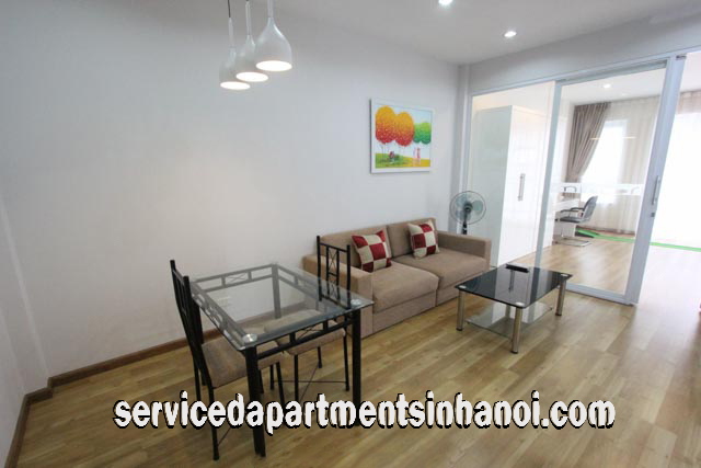 Cho thuê căn hộ dịch vụ hiện đại 1 phòng ngủ tại tòa nhà Minori, trung tâm quận Ba Đình 2