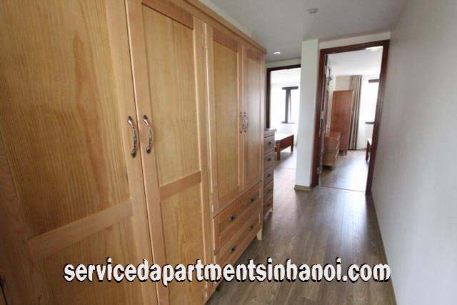 Căn hộ dịch vụ 3 phòng ngủ cho thuê tại đường Tô Ngọc Vân, quận Tây Hồ 2