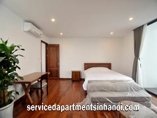 Cho thuê căn hộ dịch vụ hiện đại 3 phòng ngủ gần hồ Tây, quận Tây Hồ 10