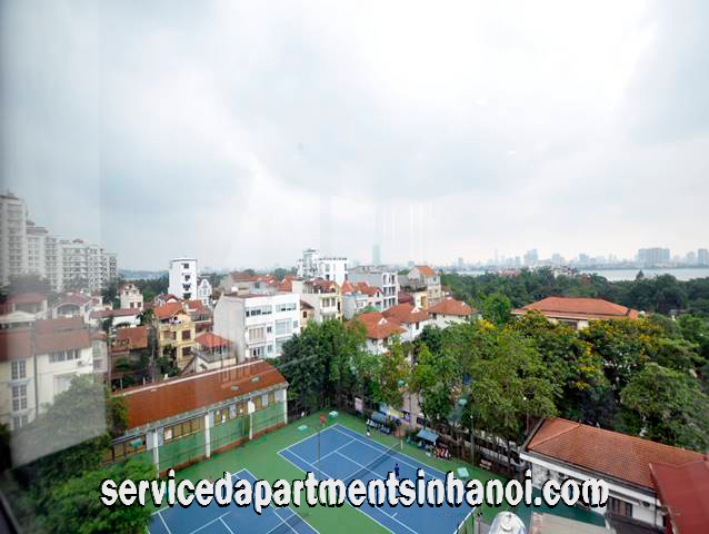 Cho thuê căn hộ dịch vụ hiện đại 3 phòng ngủ gần hồ Tây, quận Tây Hồ 5