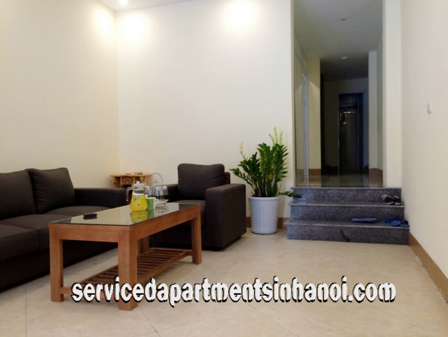 Cho thuê căn hộ dịch vụ hoàn toàn mới 1 phòng ngủ tại đường Văn Cao, quận Ba Đình 10