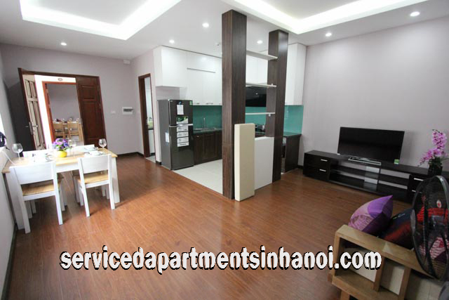 Cho thuê căn hộ dịch vụ hoàn toàn mới với 2 phòng ngủ tại đường Âu Cơ, quận Tây Hồ 3