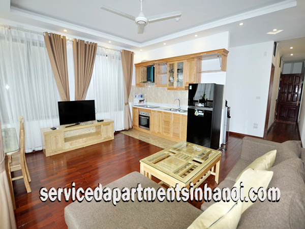 Cho thuê căn hộ dịch vụ 1 phòng ngủ hiện đại, tươi sáng tại Tô Ngọc Vân, Tây Hồ 2