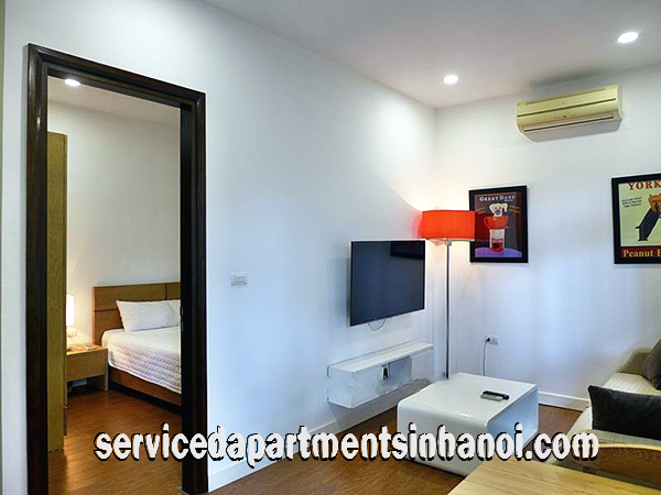 Cho thuê căn hộ dịch vụ hiện đại 1 phòng ngủ tại đường Tô Ngọc Vân, quận Tây Hồ 3