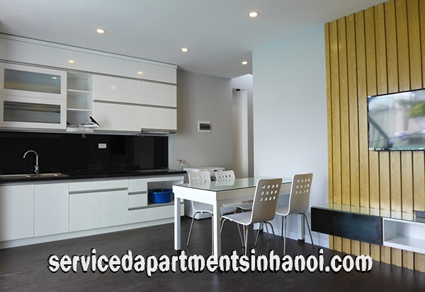 Cho thuê căn hộ dịch vụ hoàn hoàn mới 2 phòng ngủ tại đường Xóm Chùa, quận Tây Hồ 1