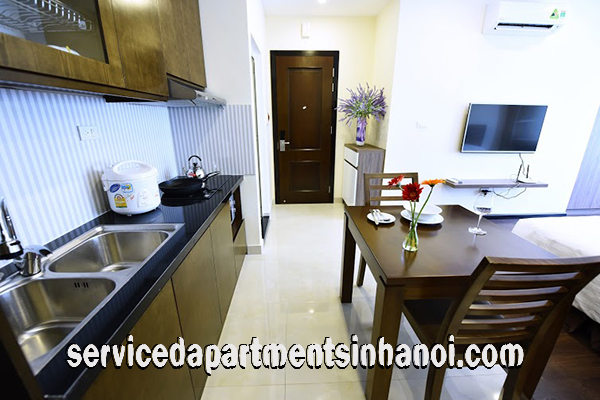 Cho thuê căn hộ Studio mới tại đường Hoàng Quốc Việt, quận Cầu Giấy, nôi thất hiện đại 6