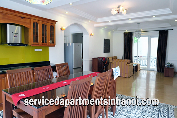 Căn hộ dịch vụ 3 phòng ngủ cho thuê ngay tại làng Yên Phụ, quận Tây Hồ 6