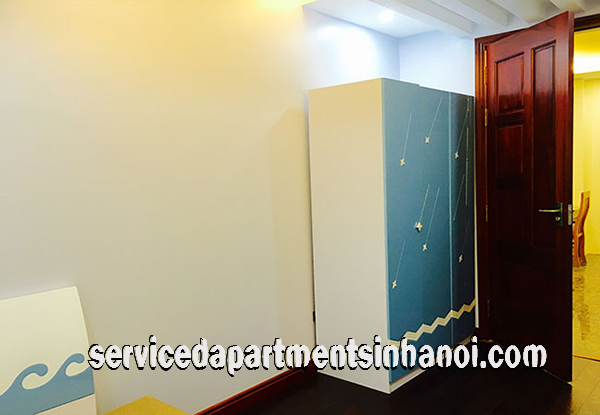 Cho thuê căn hộ dịch vụ 3 phòng ngủ tại Yên Phụ, Tây Hồ 6