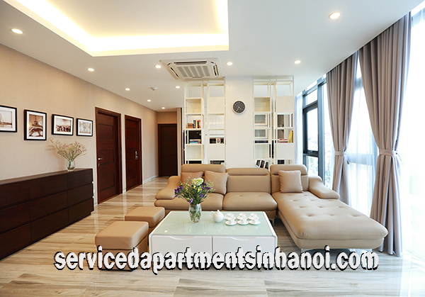 Cho thuê căn hộ dịch vụ mới 3 phòng ngủ gần khách sạn Sheraton, Tây Hồ 5
