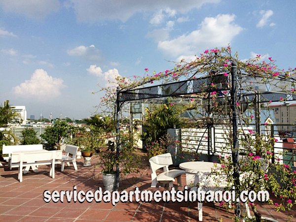 Căn hộ dịch vụ hiện đại 3 phòng ngủ cho thuê tại đường Thụy Khuê, quận Ba Đình 1