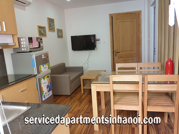 Căn hộ dịch vụ giá rẻ 1 phòng ngủ cho thuê tại đường Huỳnh Thúc Kháng, quận Đống Đa 2