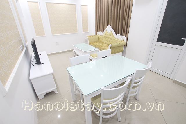 Cho thuê căn hộ dịch vụ mới, full nội thất tại Tôn Đức Thắng, Đống Đa 2
