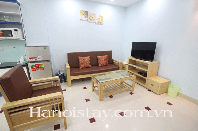 Cho thuê căn hộ dich vụ 1 phòng ngủ hiện đại phố Tôn Thất Thiệp, Hoàn Kiếm 2