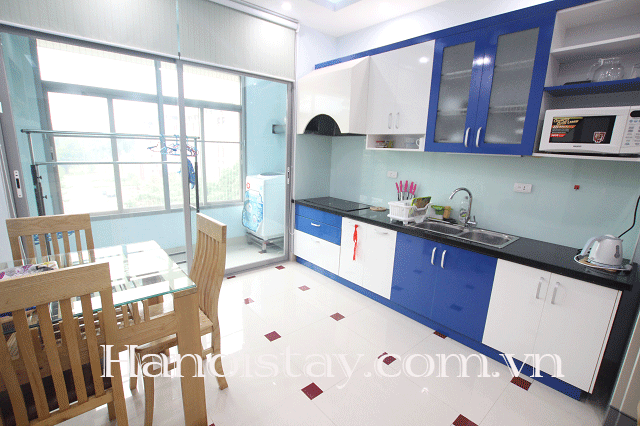 Cho thuê căn hộ dich vụ 1 phòng ngủ hiện đại phố Tôn Thất Thiệp, Hoàn Kiếm 3