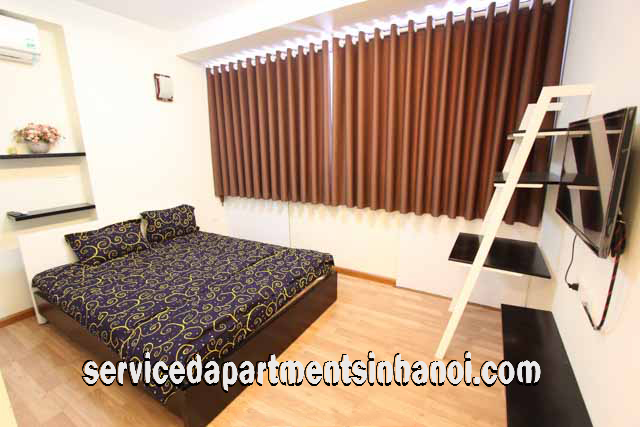 Cho thuê căn hộ 1 phòng ngủ mới cải tạo gần Lotte center, Ba Đình
