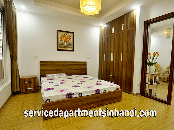 Cho thuê căn hộ 1 phòng ngủ phố Láng Hạ gần Triển Lãm Giảng Võ 5