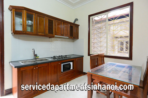Cho thuê căn hộ 1 phòng ngủ mới rộng gần Lăng Bác 6