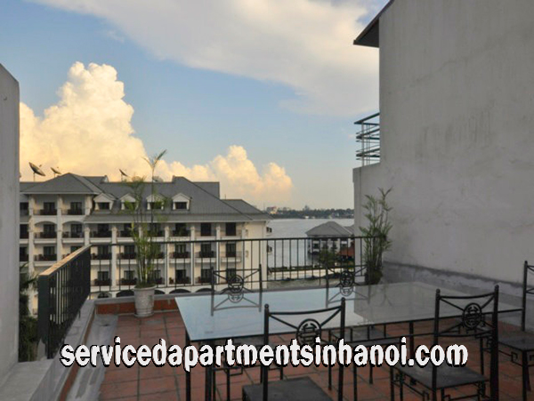 Cho thuê căn hộ 2 phòng ngủ view hồ Tây gần Intercontinental 1