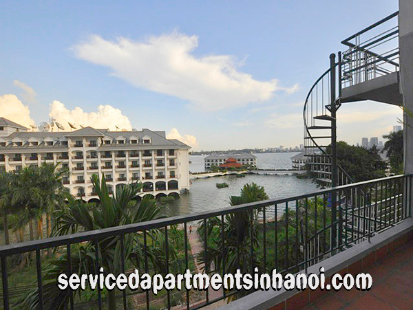 Cho thuê căn hộ 2 phòng ngủ view hồ Tây gần Intercontinental 3
