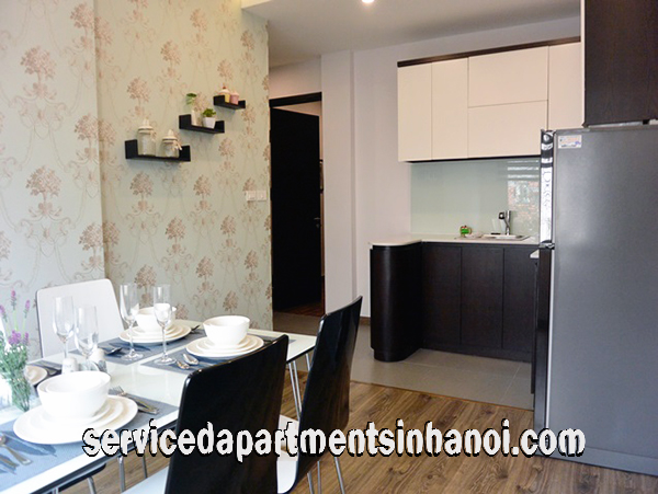 Cho thuê căn hộ dịch vụ mới, hiện đại tại Trúc Bạch 6