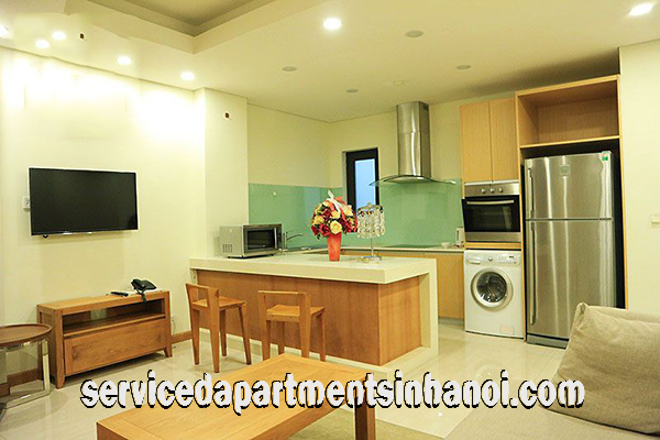 Cho thuê căn hộ 1 phòng ngủ hiện đại gần công viên nước Hồ Tây 2