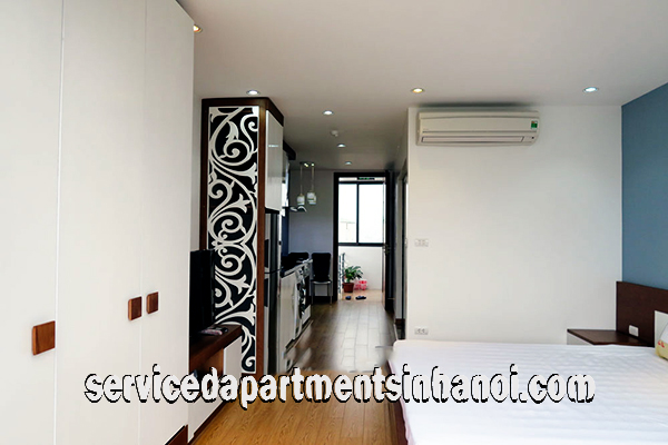 Cho thuê căn hộ 1 phòng ngủ hiện đại gần hồ Hoàng Cầu 4