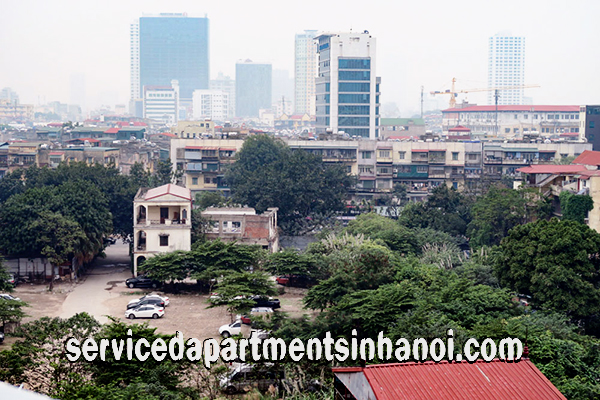 Cho thuê căn hộ 1 phòng ngủ hiện đại gần hồ Hoàng Cầu 6