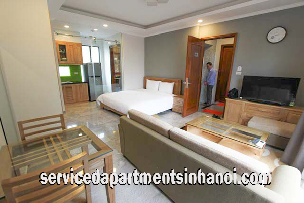 Cho thuê căn hộ 1 phòng ngủ Kim Mã hiện đại, tiện nghi gần Lotte 2
