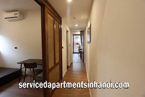Cho thuê căn hộ 2 phòng ngủ hiện đại, phong cách Nhật Bản gần Vincom 1