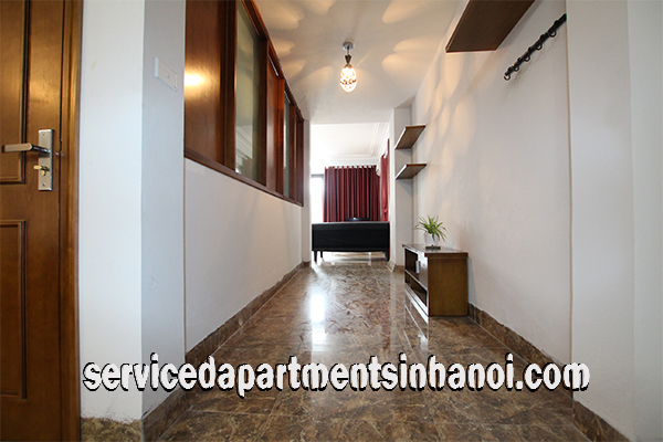 Cho thuê căn hộ 1 phòng ngủ mới đẹp cạnh hồ Ba Mẫu, Đống Đa 7
