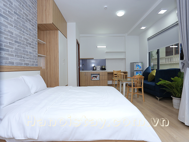 Cho thuê studio mới hiện đại phố Giảng Võ cạnh Khu Triển Lãm Ba Đình 2