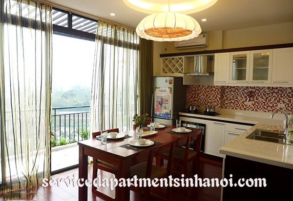 Căn hộ ba phòng ngủ cho thuê tại khu vực Xóm Chùa, Tây Hồ 10
