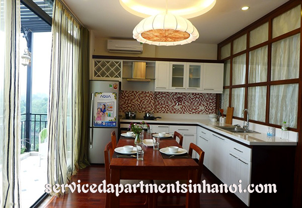 Căn hộ ba phòng ngủ cho thuê tại khu vực Xóm Chùa, Tây Hồ 9