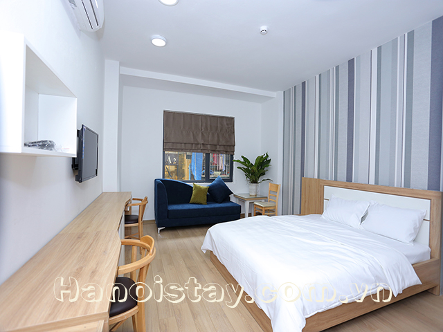 Cho thuê căn hộ studio giá rẻ phố Giảng Vỏ, Ba Đình 2