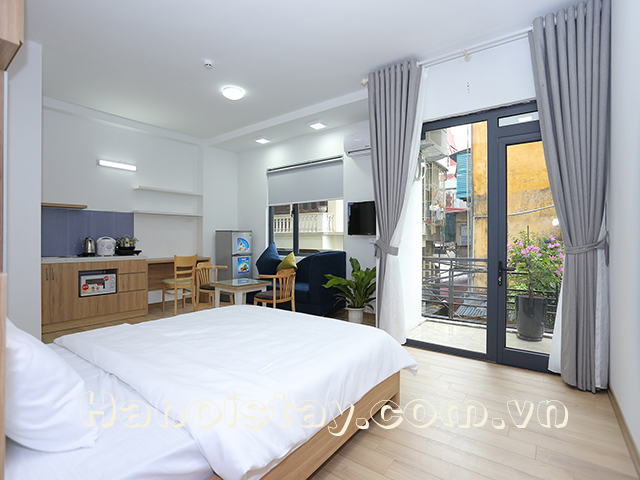 Cho thuê căn hộ dịch vụ 1 phòng ngủ tại Giảng Võ, Ba Đình