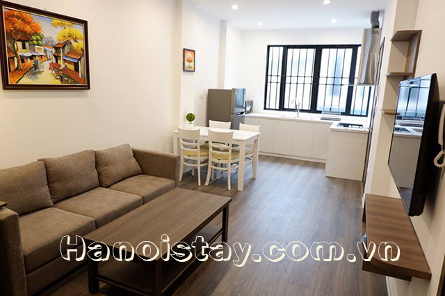 Cho thuê căn hộ dịch vụ mới 1 phòng ngủ gần hồ Hoàn Kiếm