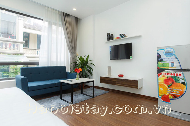 Cho thuê căn hộ 1 phòng ngủ hiện đại cạnh Trần Thái Tông, Cầu Giấy 2