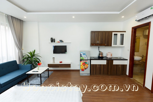 Cho thuê căn hộ 1 phòng ngủ hiện đại cạnh Trần Thái Tông, Cầu Giấy 3
