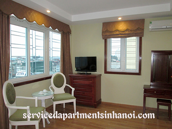 Cho thuê căn hộ dịch vụ 1 phòng ngủ tại Yên Phụ, Tây Hồ 2