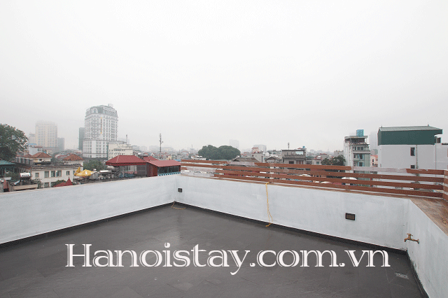 Căn hộ dịch vụ 1 phòng ngủ cho thuê tại Đội Cấn, Ba Đình, có sân thượng rộng rãi 6