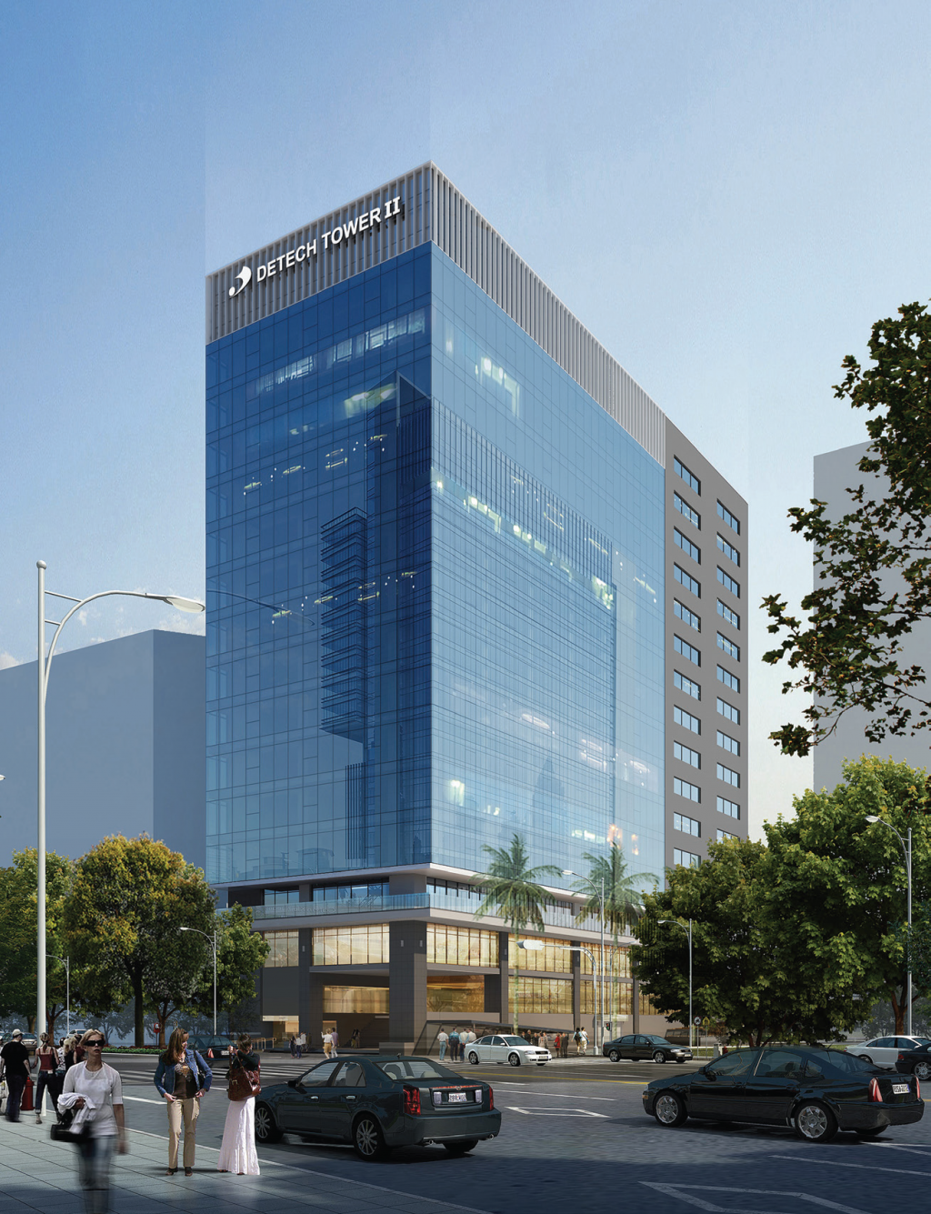 Cho thuê văn phòng 90m2 tại tòa nhà Detech Tower II phố Nguyễn Phòng Sắc, Cầu Giấy 1