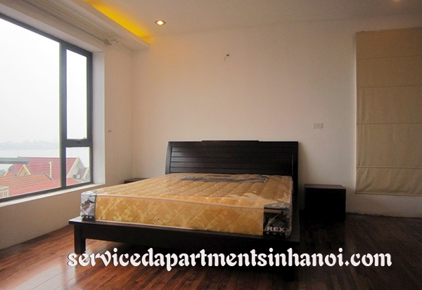 Căn hộ dịch vụ view hồ cho thuê tại Xóm Chùa, Tây Hồ, 2 giường, đầy đủ dịch vụ 3
