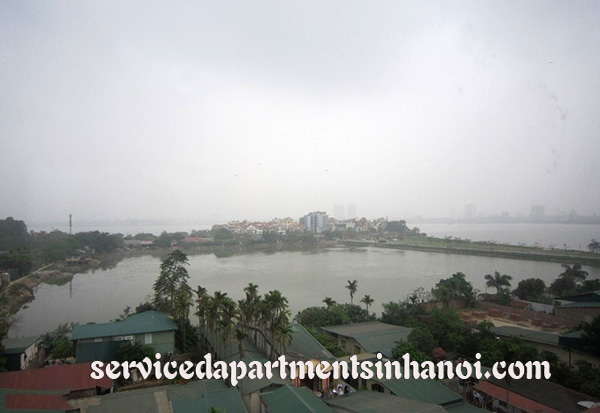 Căn hộ dịch vụ view hồ cho thuê tại Xóm Chùa, Tây Hồ, 2 giường, đầy đủ dịch vụ 7