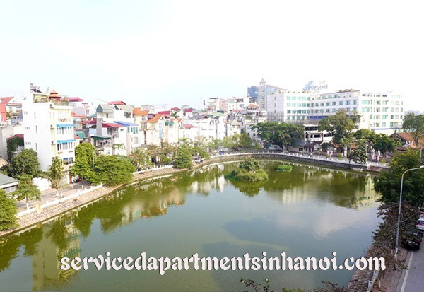 Cho thuê căn hộ 2 phòng ngủ hiện đại view hồ Tây