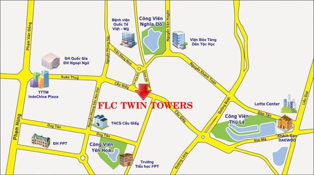 Chính chủ cần cho thuê sàn văn phòng tại tòa nhà FLC Twin Tower 265 Cầu Giấy 2